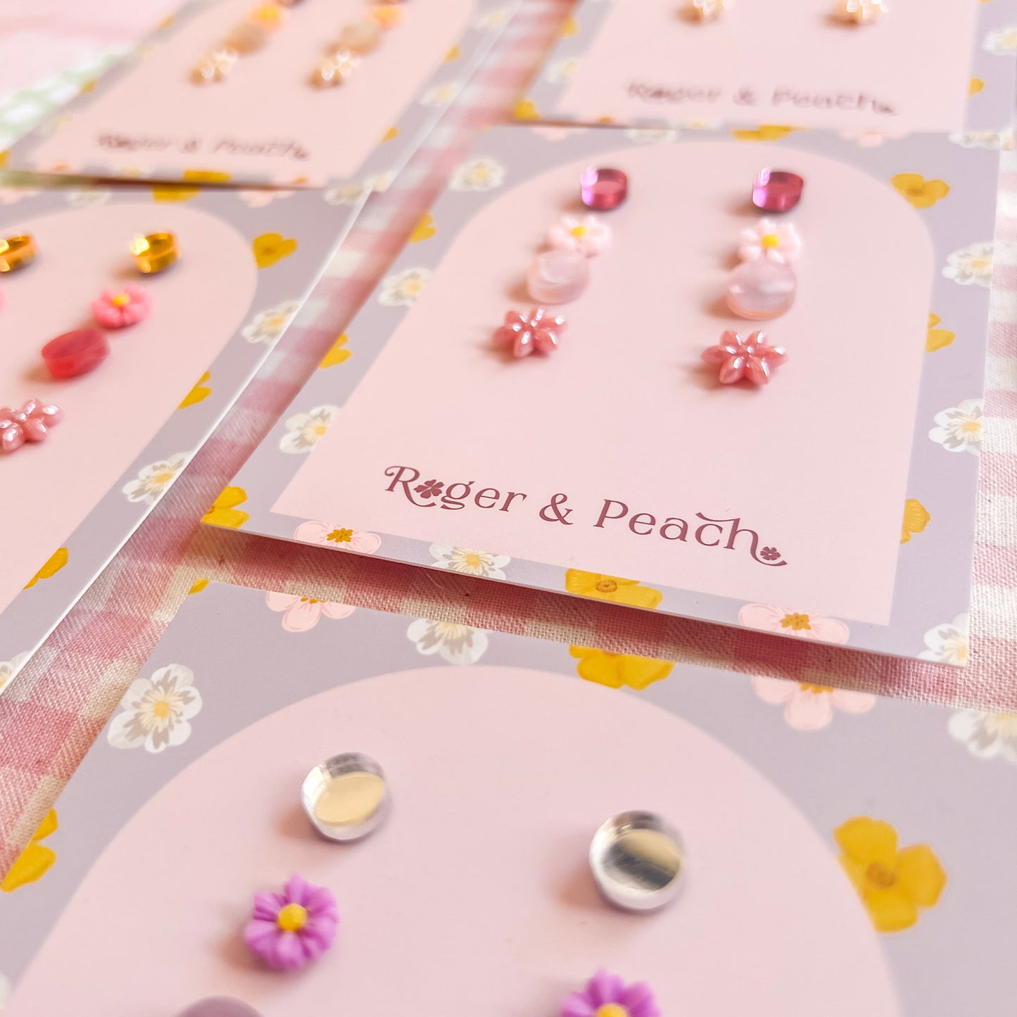 Daisy earring stud set