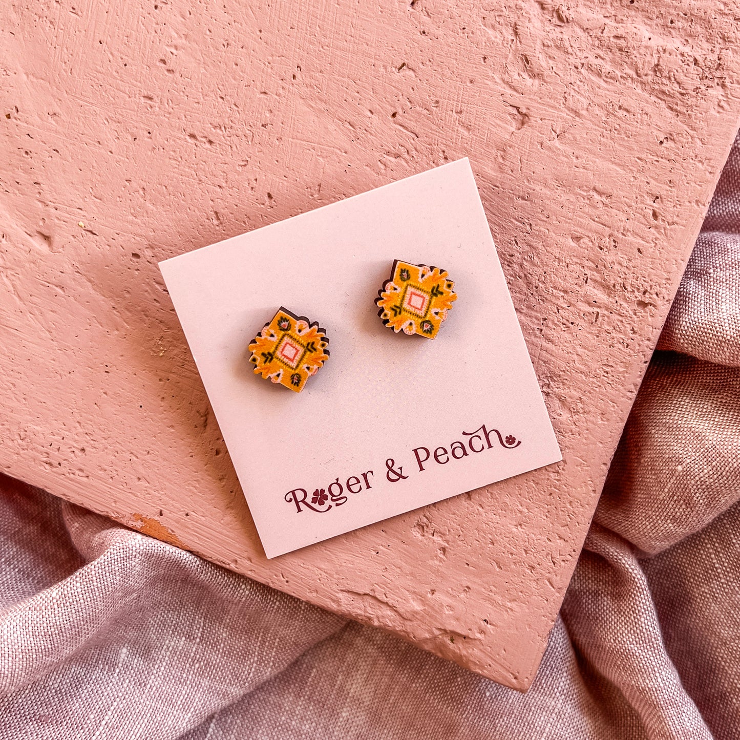 Boho studs