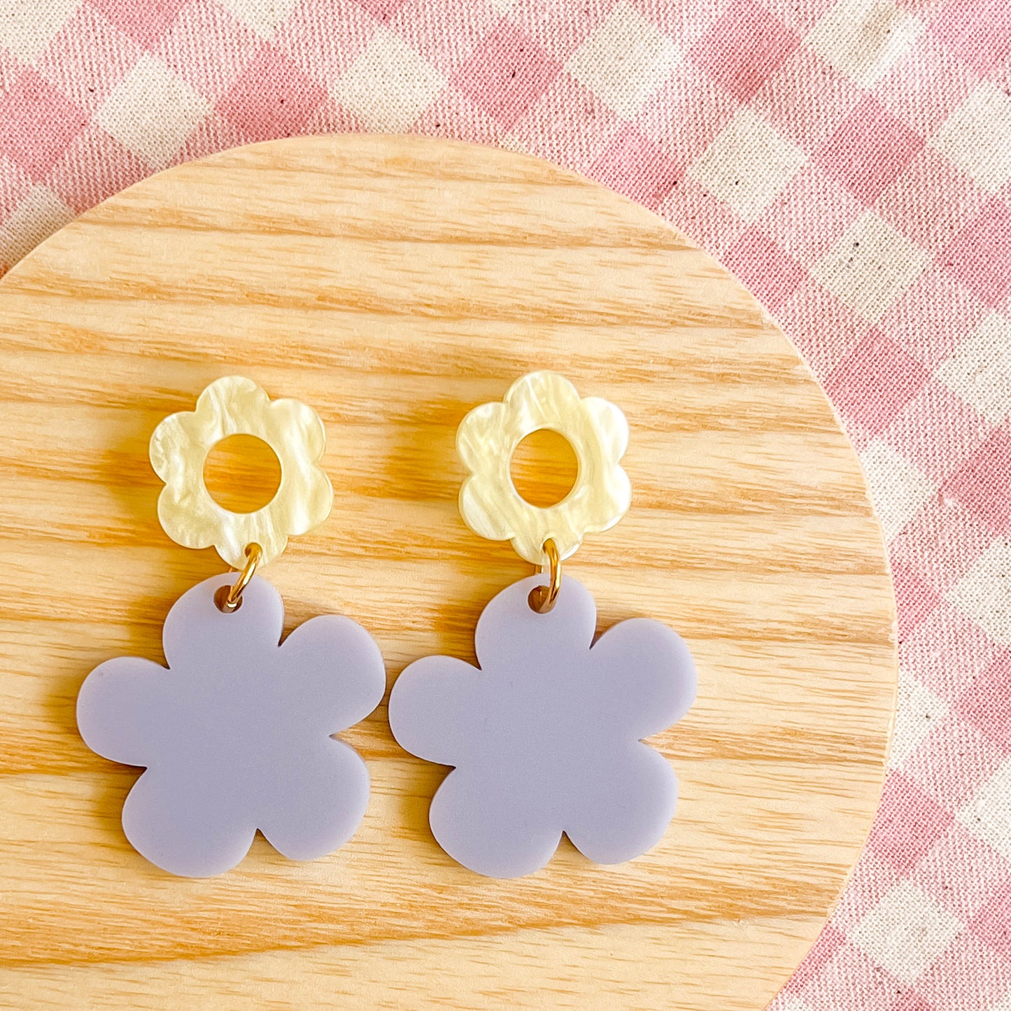 Acrylic Flower Dangles